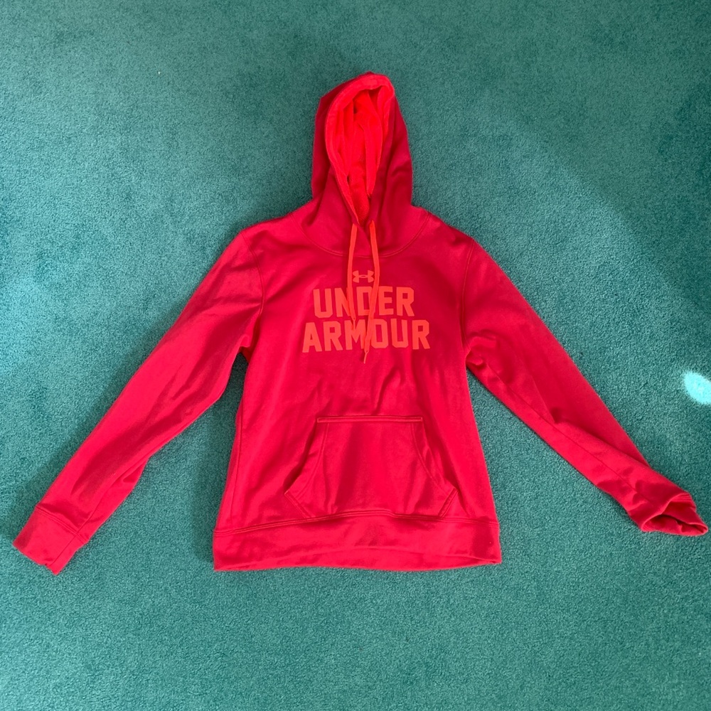 Under Armour Vintage Semi-Fitted Dark Pink Hoodie